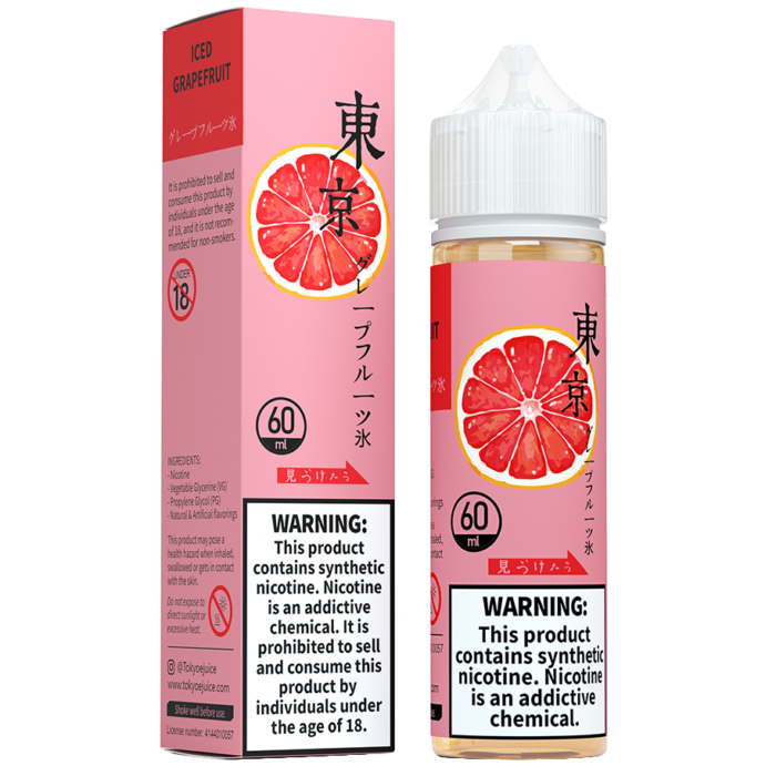 Tokyo Iced Grapefruit E-liquid 60ml